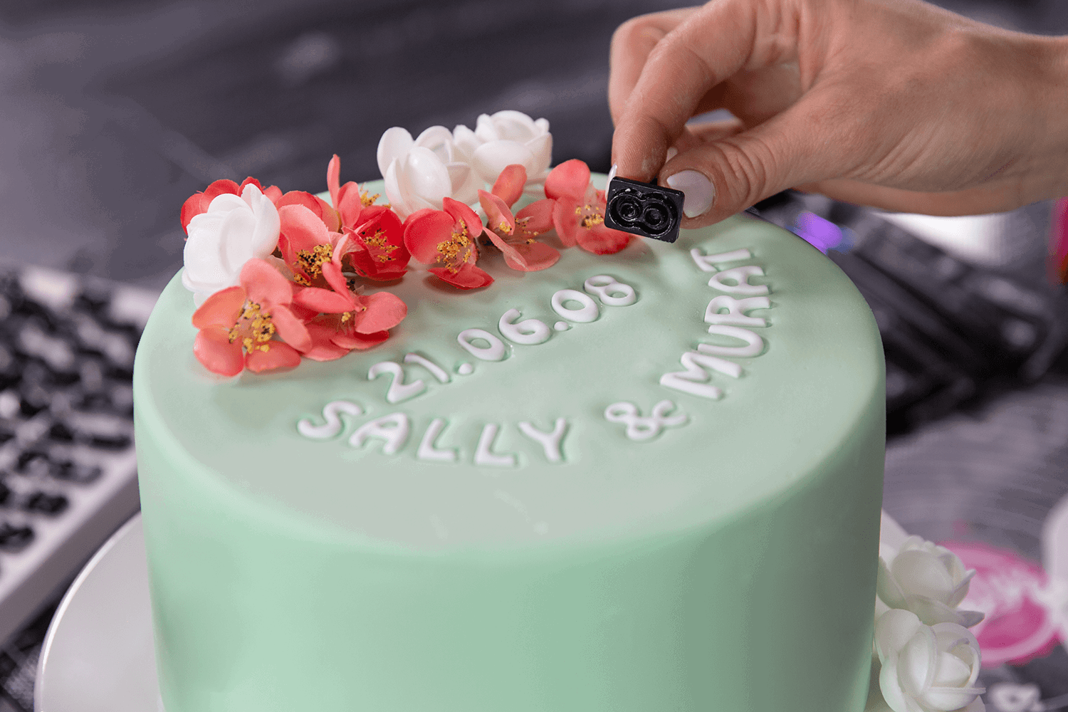 Sallys Zahlenstempel für Fondanttorten